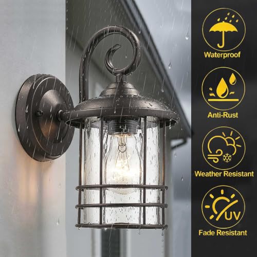Narrow 5.5" Wide Bronze Porch Light 1 Pack (Bronze / 1 Pack H9.8")