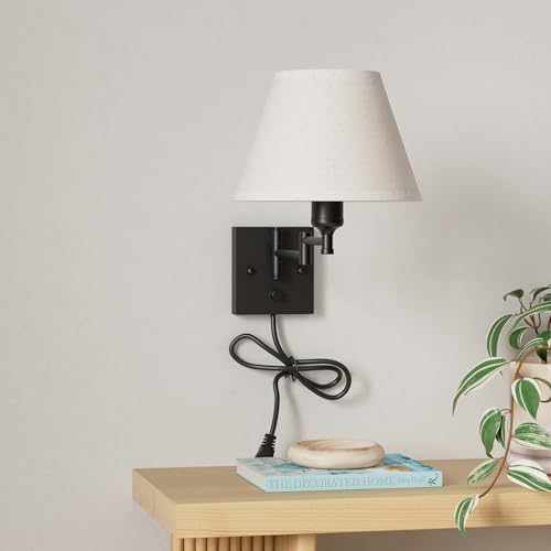 Wall Sconce with Remote Control (Beige-Remote / Medium)