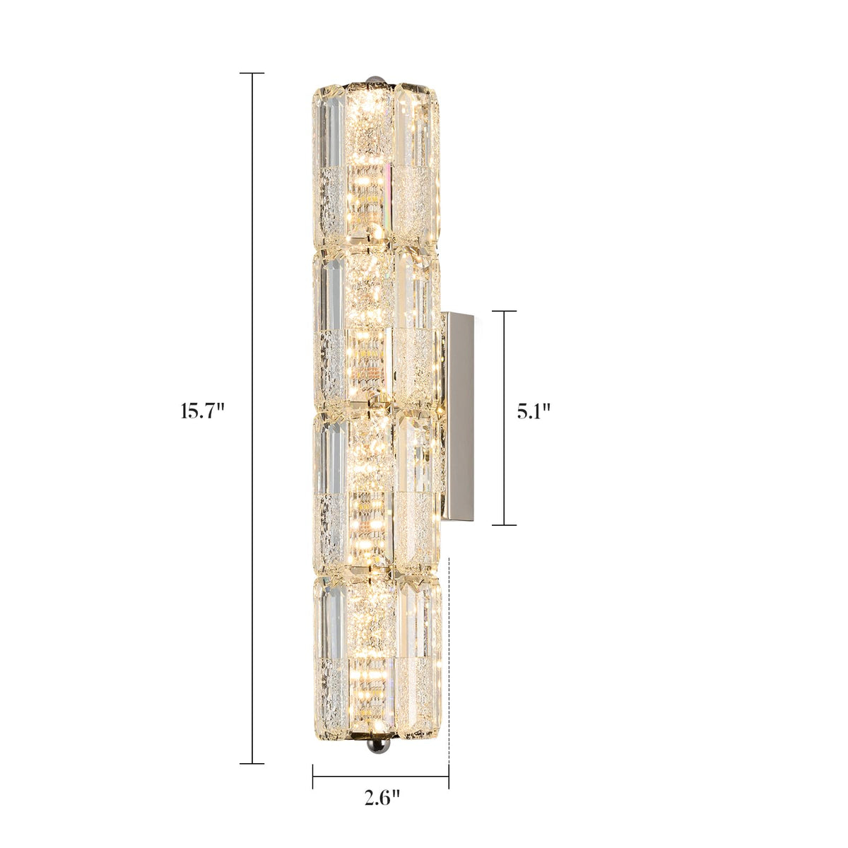 LED Crystal Wall Sconces (4 Level-2)