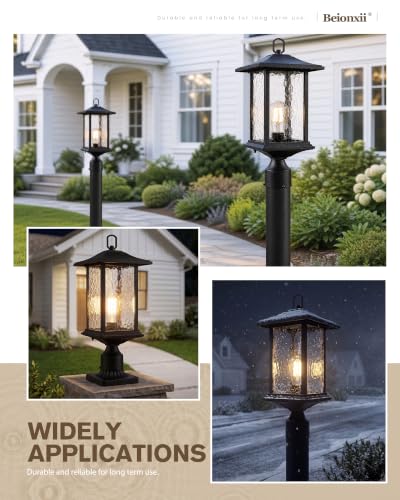 21inch Outdoor Post Lights (POST MOUNT X 2 (NO SENSOR))