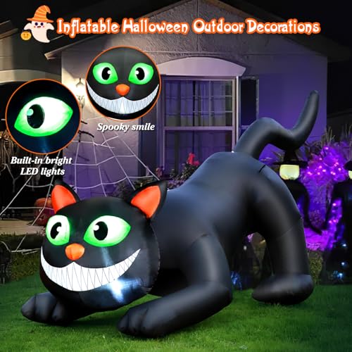 2026 Halloween Inflatable Outdoor Yard Decor with LED