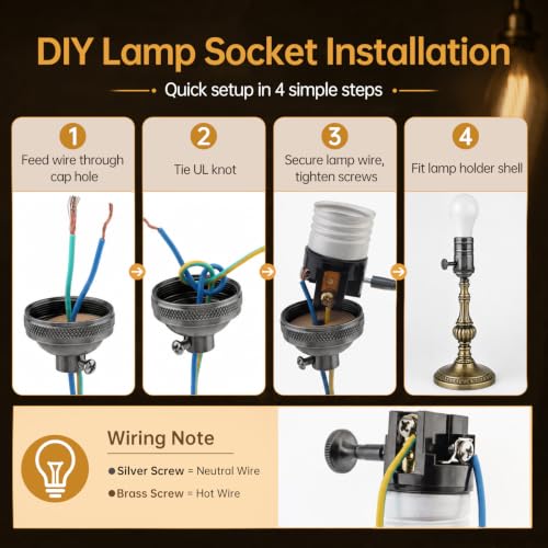 Lamp Socket Vintage Edison E26