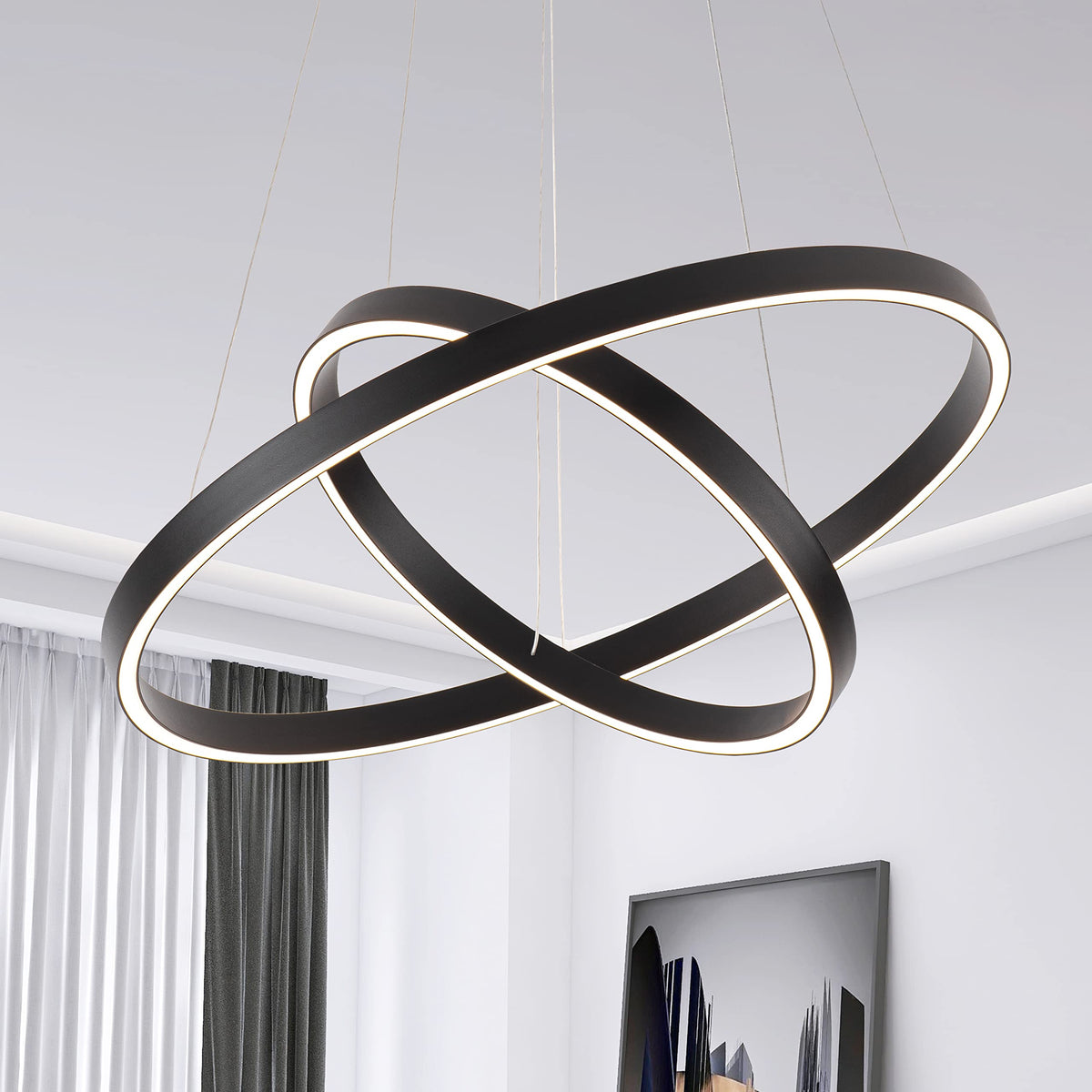 Modern Led Chandelier (15.7"+23.6")