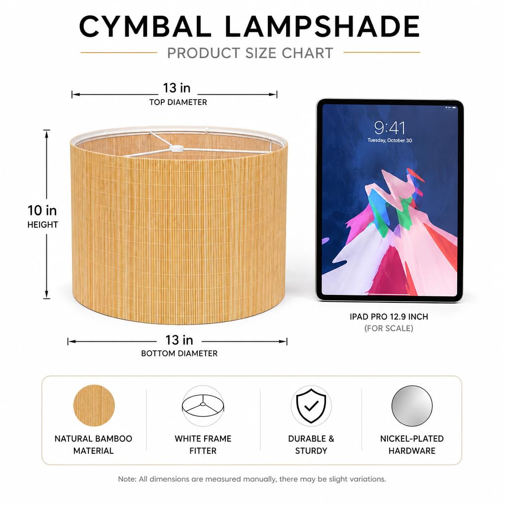 Bamboo Lamp Shade 1 Pack (brown)