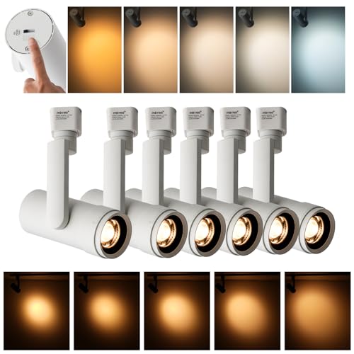 5 Color Zoomable LED Track Lighting Heads (White)