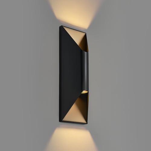 Outdoor Wall Light Fixture (Black / 1 Pack)