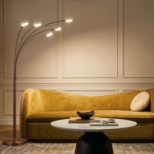 Orion Arc Floor Lamp for Living Room (Oil-Rubbed Bronze)