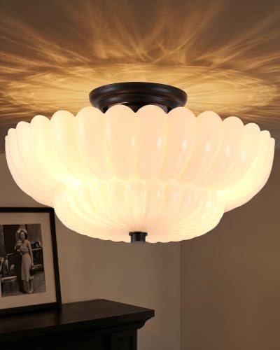 Semi Flush Mount Ceiling Light Fixture Vinatge Ceiling Lights