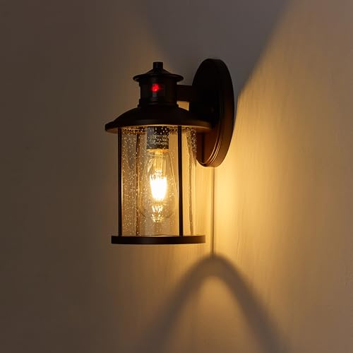 Motion Sensor Bronze Outdoor Wall Light 1 Pack (Bronze / 1 Pack H11.5" Motion)