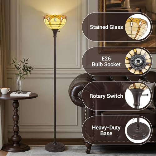 Tiffany Floor Lamp (Classic Scallop)
