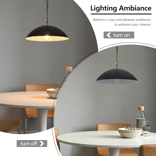 16" Pendant Lights Kitchen Island (Black / 16"-2 Pack)