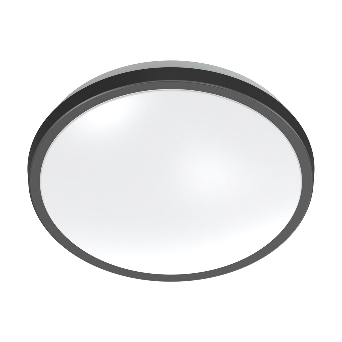10" Matte Black LED Ceiling Light Flush Mount Lighting Fixture Dimmable Daylight for Bathroom Kitchen Laundry Room Closet (10 inches / Matte Black)