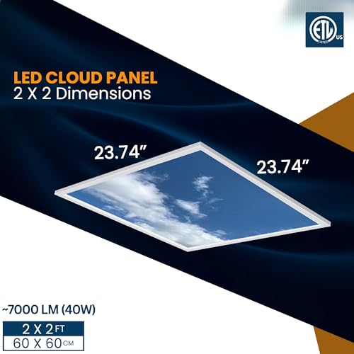 LED Flat Panel Lights with Surface Mounting Kits Tunable 40W
