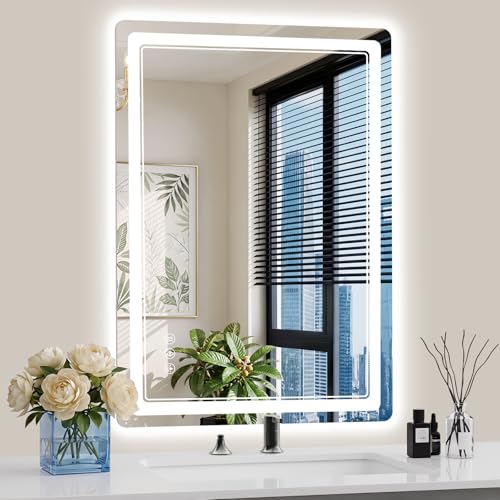 24"x36" LED Bathroom Mirror with Lights (36"L x 24"W)