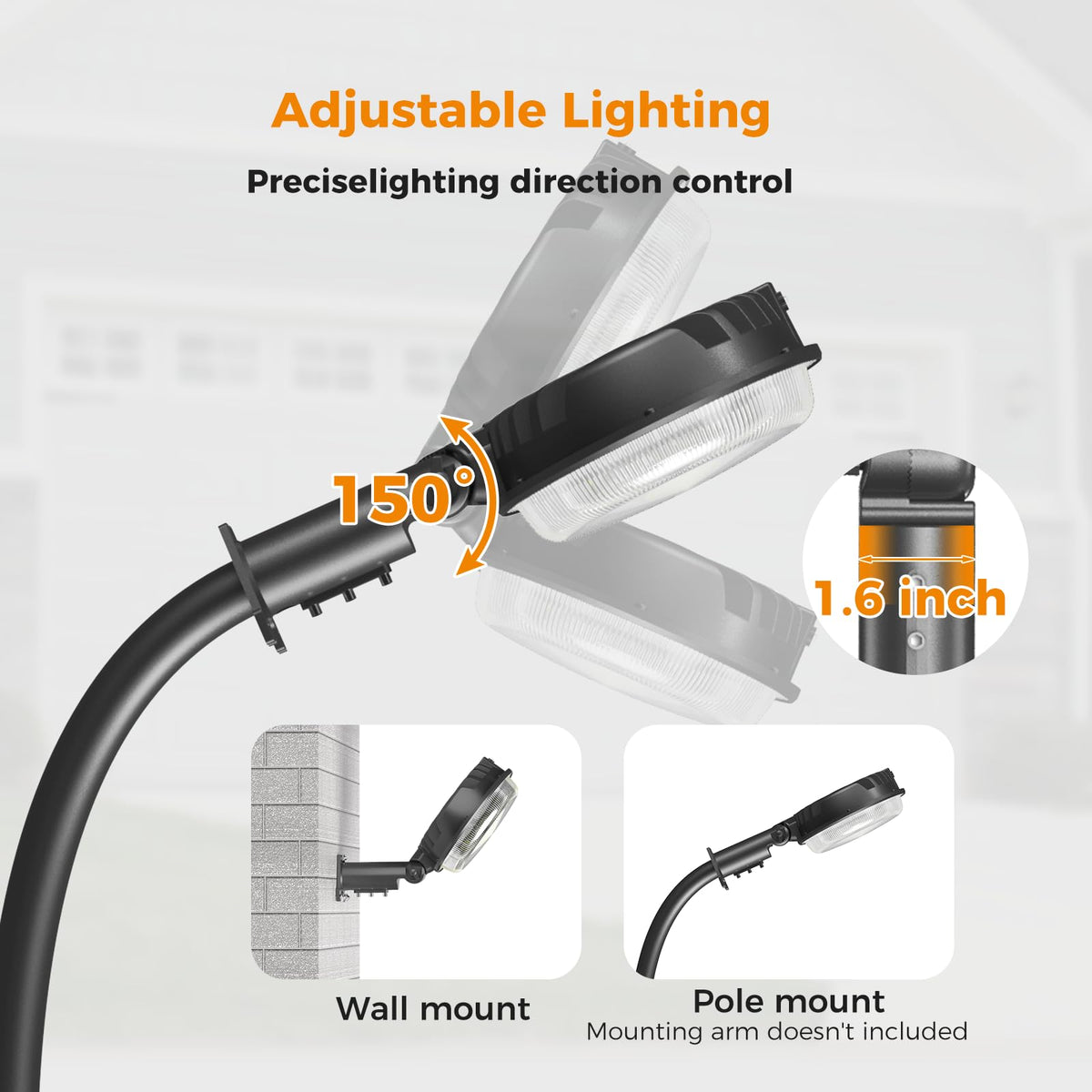 200W LED Barn Light Outdoor Dusk to Dawn Lights