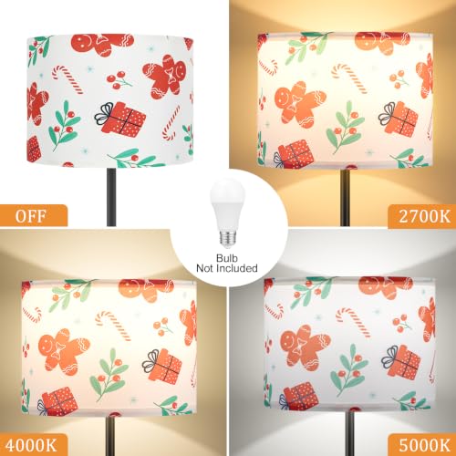 60'' Modern Floor Lamp with Shade (Christmas / 60 Inches(Without Bulb))