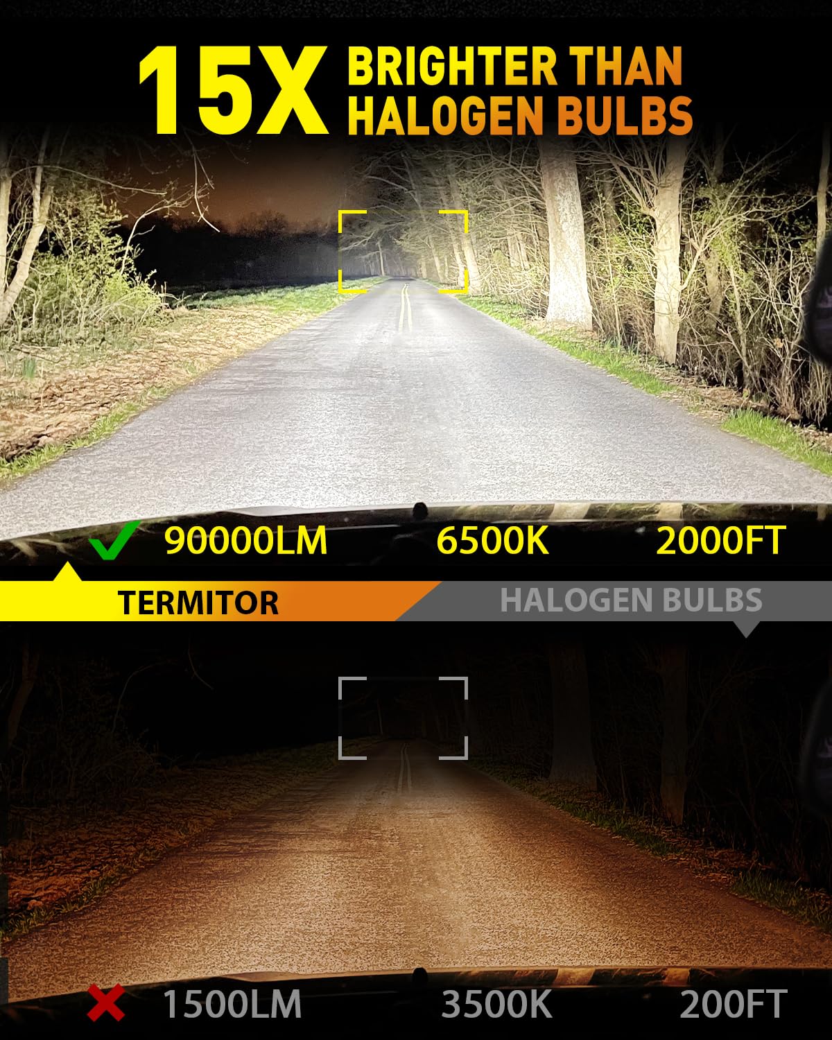 Latest 9007 LED Bulb Hi (9007 (HB5))