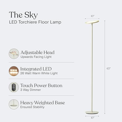 Sky LED Floor lamp (Cream)