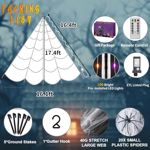 Halloween Decorations Outdoor (Purple Orange)