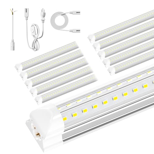 8ft LED Shop Light (8FT Clear Cover)