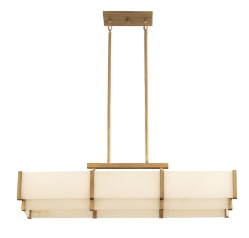 1-2330-5-60 Orleans 5-Light Island in Distressed Gold (44" Long / Distressed Gold)