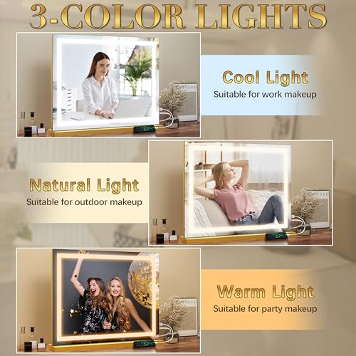 Lighted Vanity Mirror with Lights