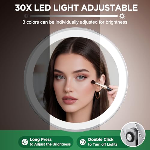 30x Magnifying Mirror (Chrome)