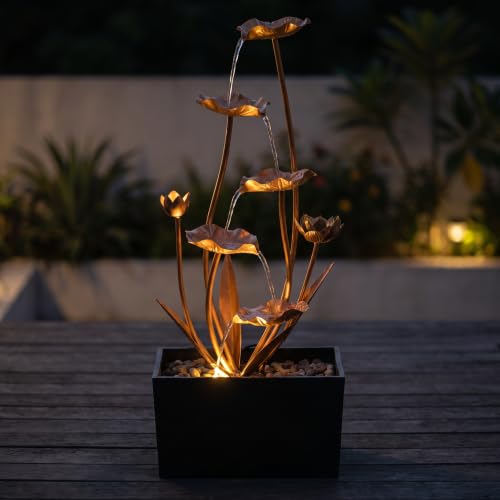 31'' H Fountain with LED Light