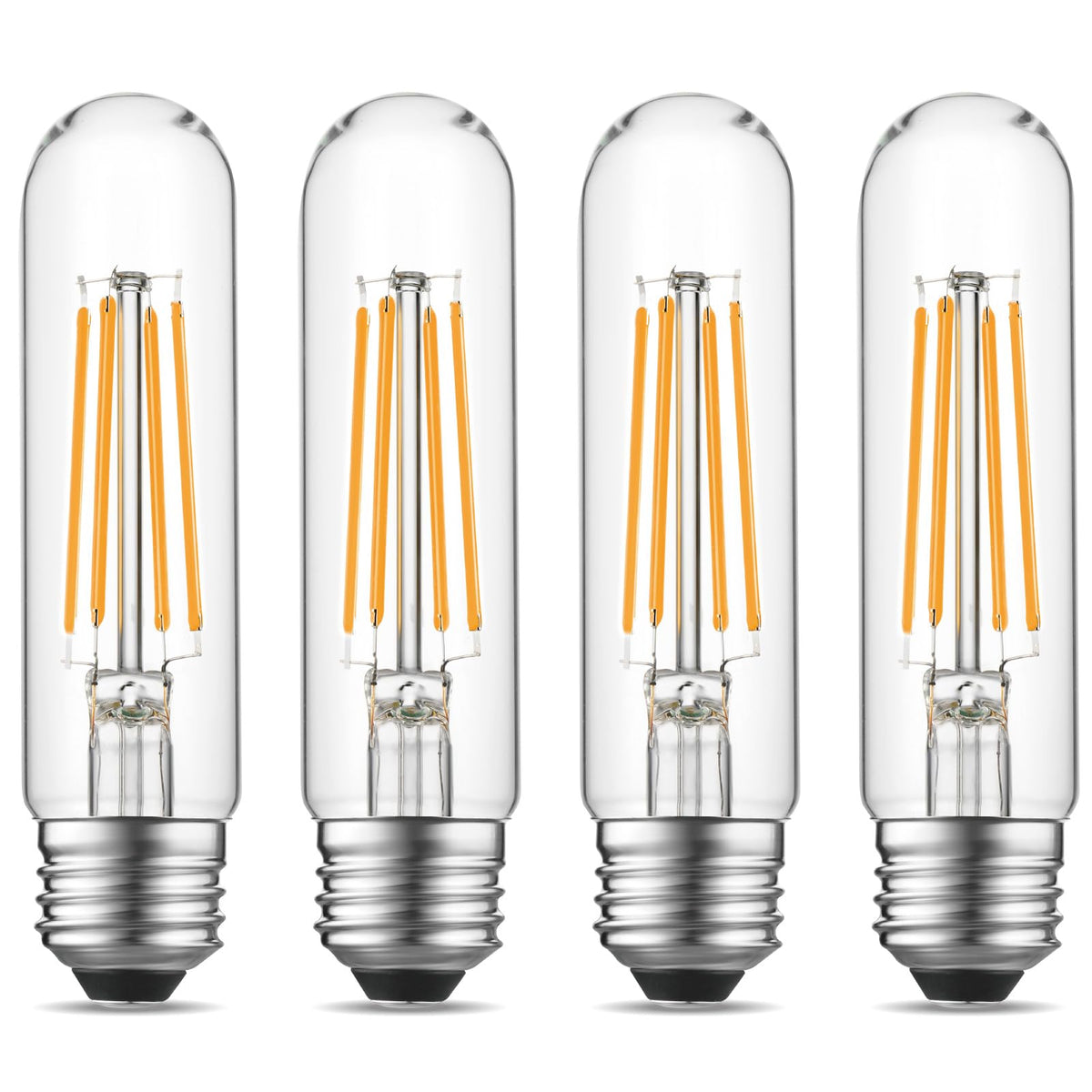5" T10 Tubular LED Light Bulb (Warm White / 5 Inch- 4 Count)