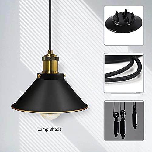 Pulley Pendant Light With 6 Lights (6 Arms-UFO)