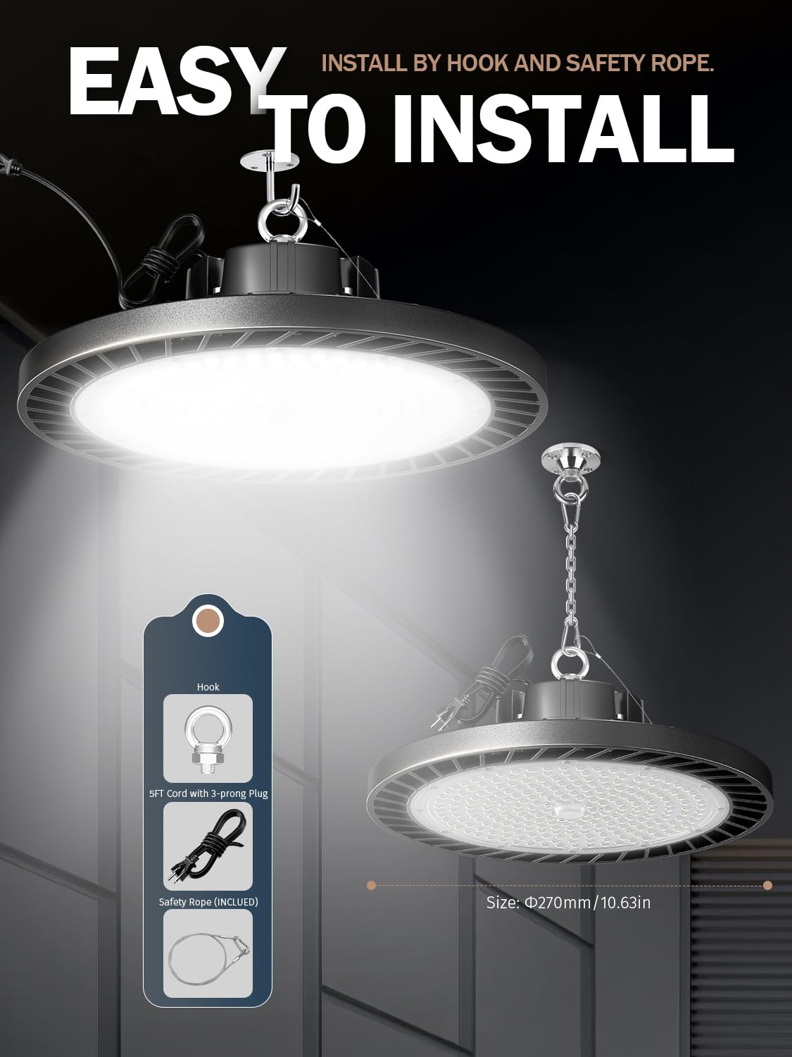LED High Bay Lights 250w (250W 6P)