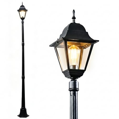 31" Outdoor Post Lights Hard Wired