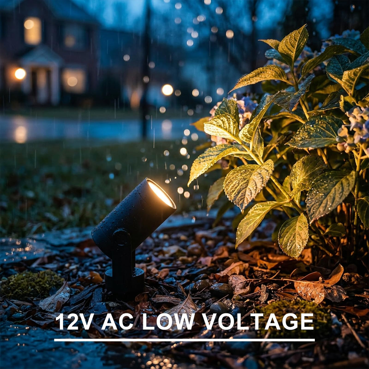 4PK Low Voltage Outdoor Flood Lights LED 6W 260 Lumen 3000K