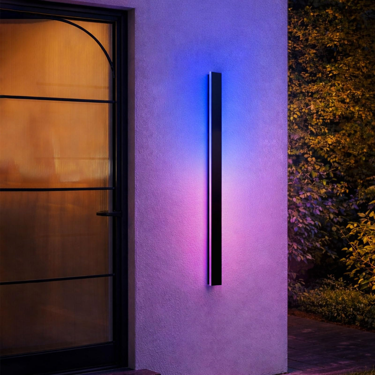 Outdoor Wall Lights (RGB (Red, Green, Blue) / 1pack-47.3Inch*2inch)