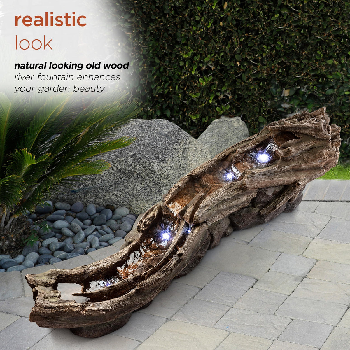 80" Long Indoor (80' L - River Stream w/ LED's)
