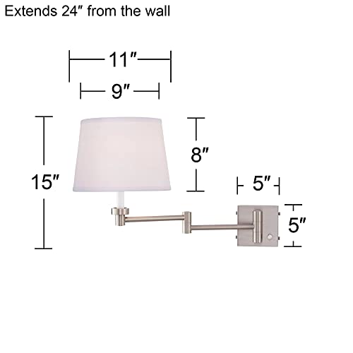 Vero Brushed Nickel Swing Arm Plug