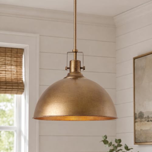 13 in Dome Pendant Light (Antique Brown / 13 Inch)
