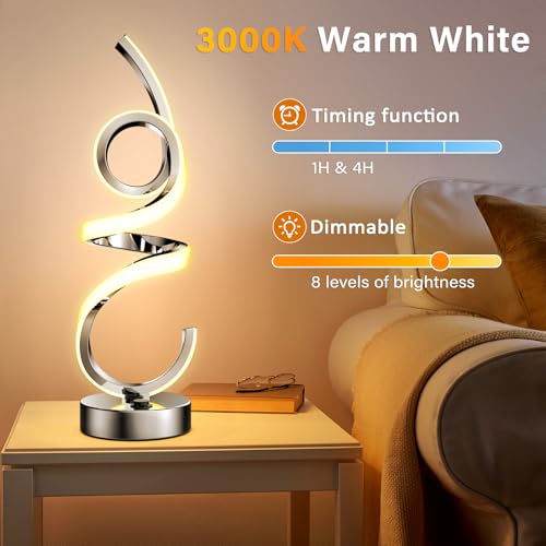 Modern Table Lamp with Remote