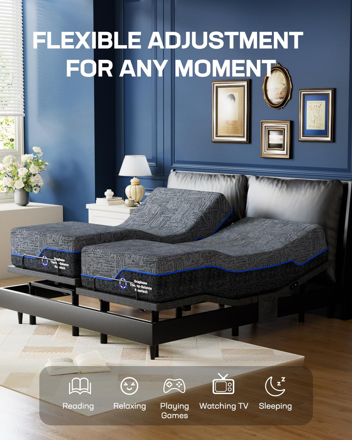 NS0 Adjustable Base with Mattress Set (Full / Adjustable Base with 12" Mattress)