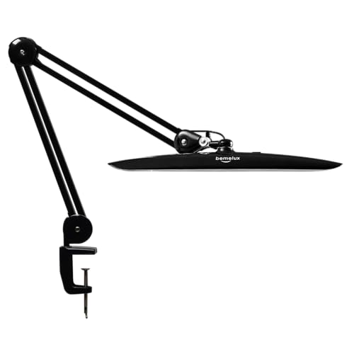 20 Inch LED Desk Lamp with Clamp (BLACK-NonCCT-Non Protective)