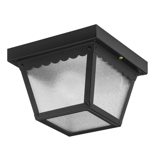 7.5" 1 Light Flush Mount Light (Matte Black / 7.5-Inch Diameter x 5-Inch Height / 1-Light)