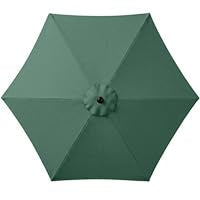 7.5ft Solar Umbrella LED Lighted Patio Umbrella