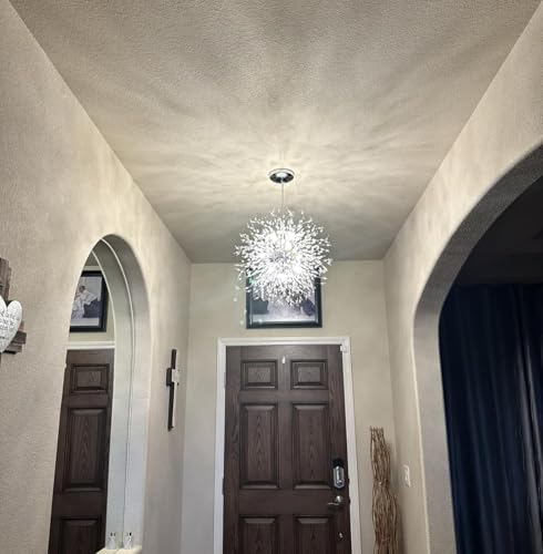 Modern Crystal Chandeliers Firework (Chrome / 16-Light (Semi-Flush Mount))