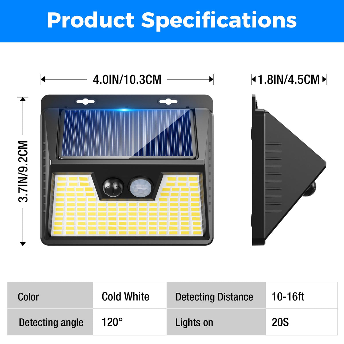 18 Pack 140 LED Solar Lights (18 Pack / Black Frame)