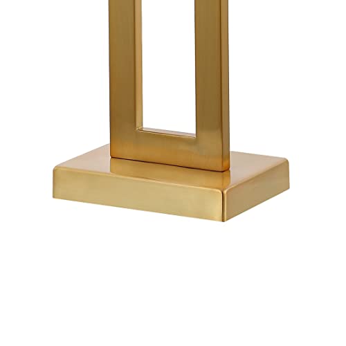 Sabrina 28.5" Metal USB Industrial Lamp (Brass Gold)