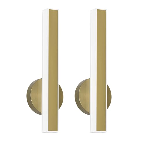 Wall Sconce Hardwired Modern LED 18W Wall Sconce Set of Two