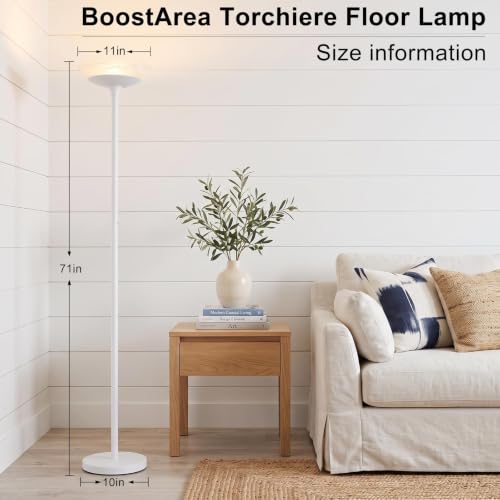 Torchiere Floor Lamp (White Floor Lamp)