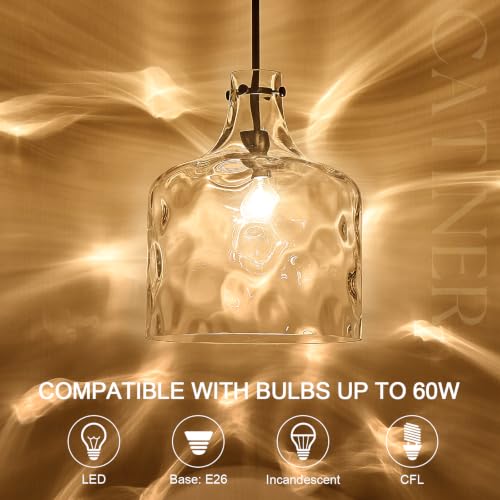 Glass Pendant Light Modern Pendant Lighting for Kitchen Island