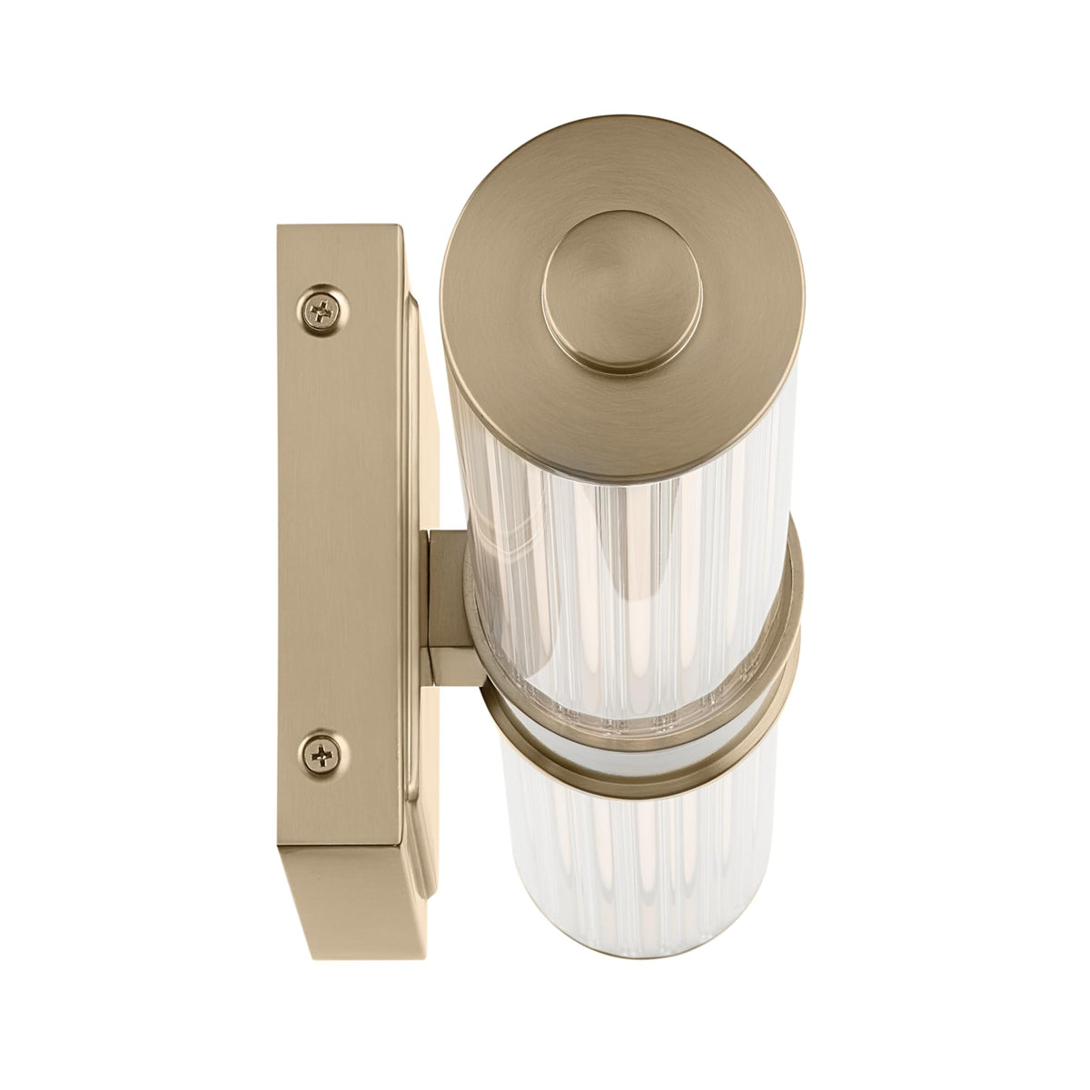 Laurene LED Bath Bar Light (Fluted Glass / 18.5 inch / Champagne Bronze)
