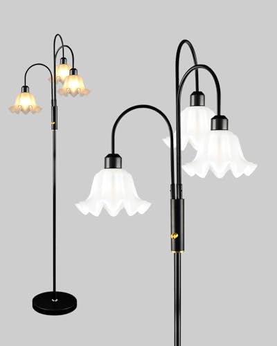 Globe Floor Lamp with LED Bulbs Included